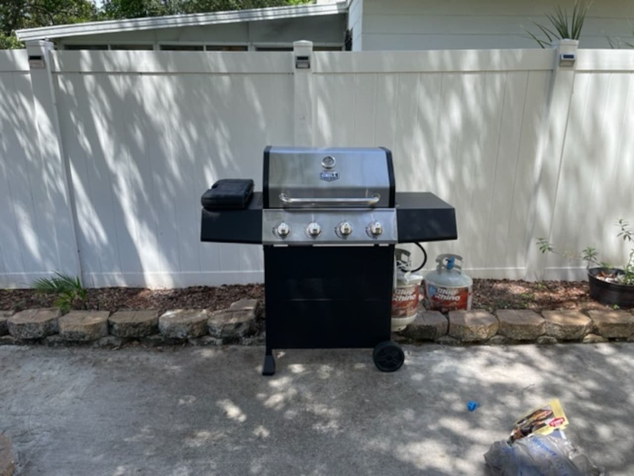 Perfect spot for grilling, chilling, and good times outdoors.