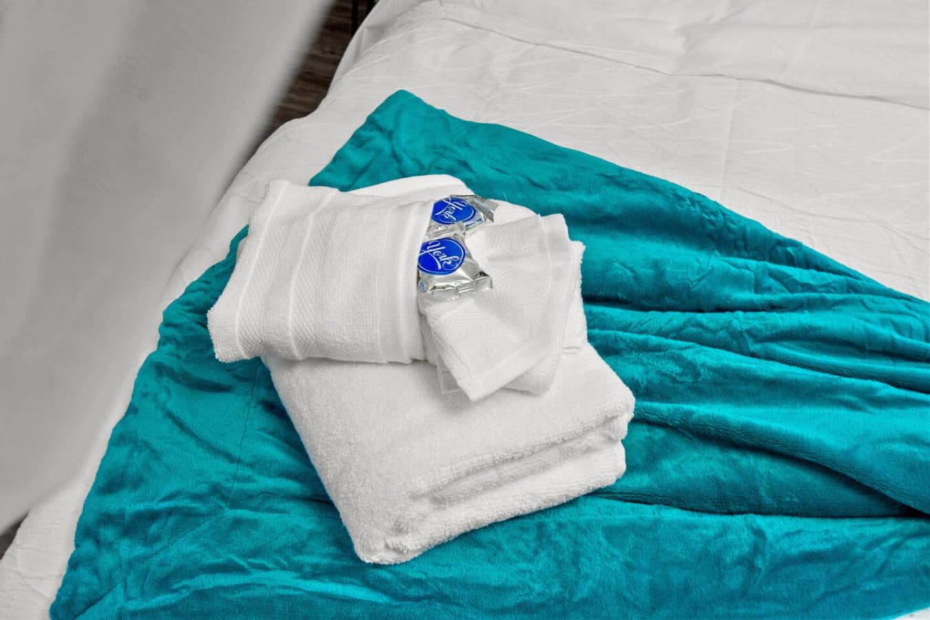 Freshly folded and perfectly fluffy—just for you.