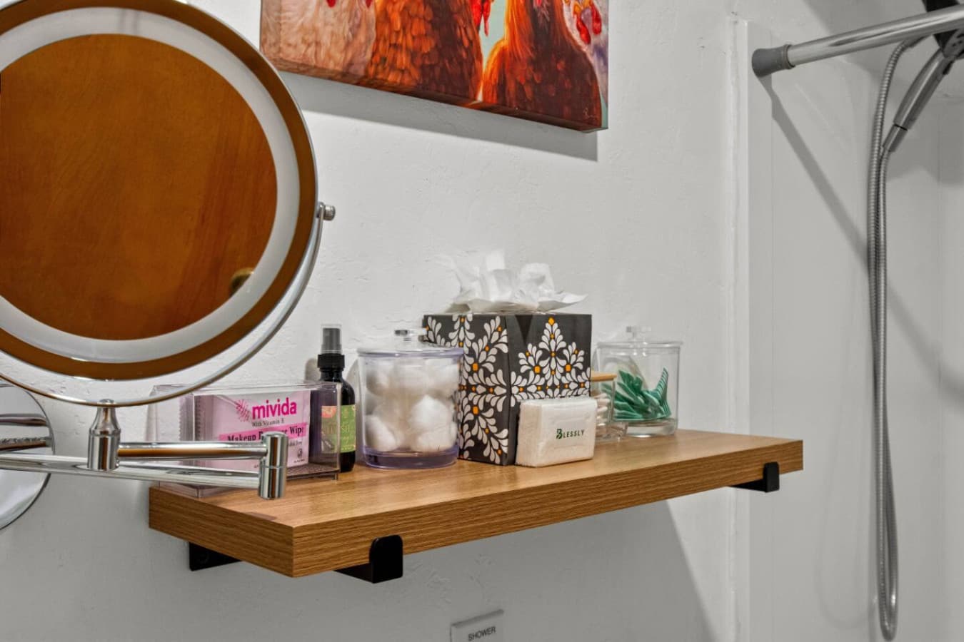 Toiletries provided, vibes included, stress left at the door.