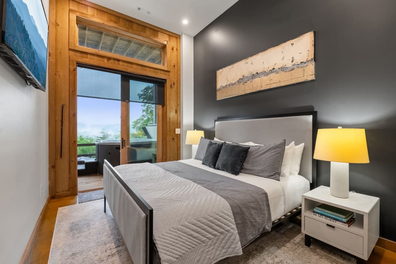 This isn’t just a bedroom, it’s a five-star nap destination with an epic view.