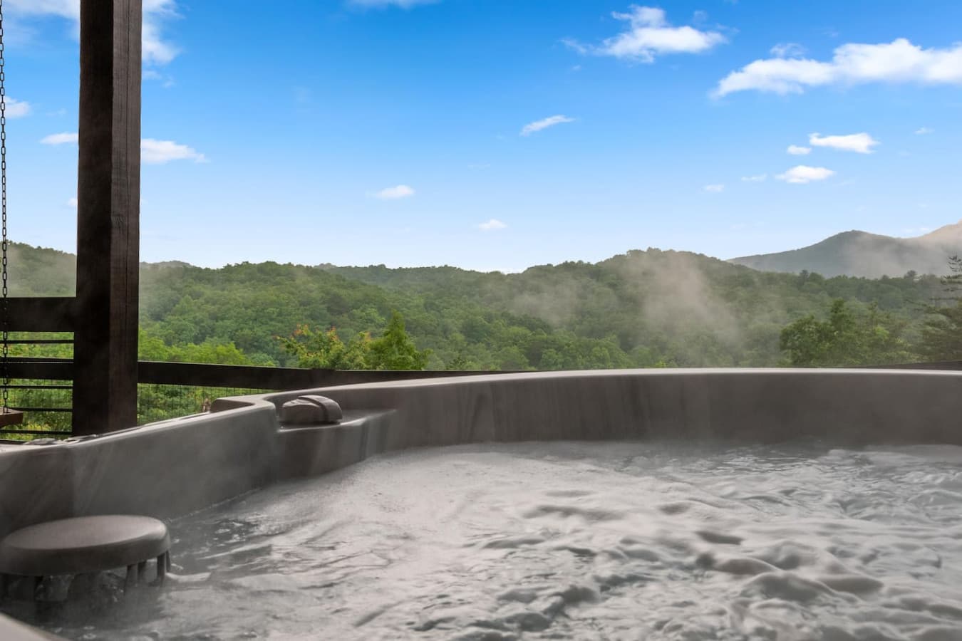 Nature called... she said the hot tub’s ready.