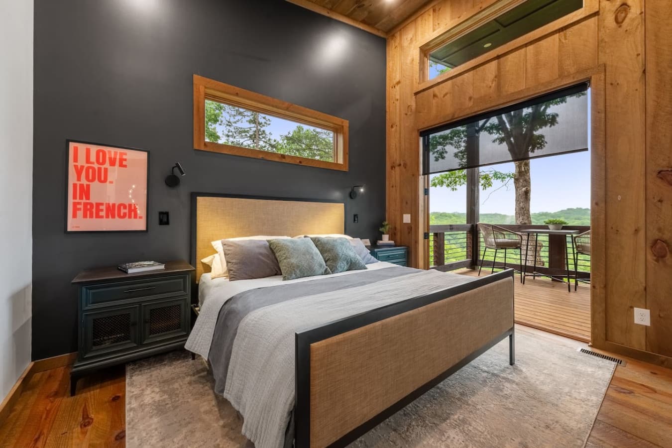 Wake up to breathtaking mountain views and unwind in king-sized comfort after a day in nature.