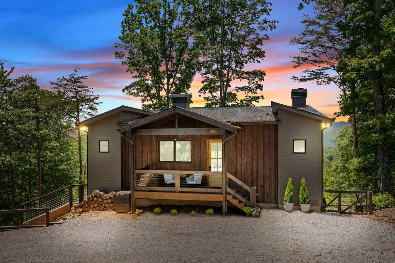 From the moment you arrive, you’re greeted by fresh forest air and a warm, inviting welcome.