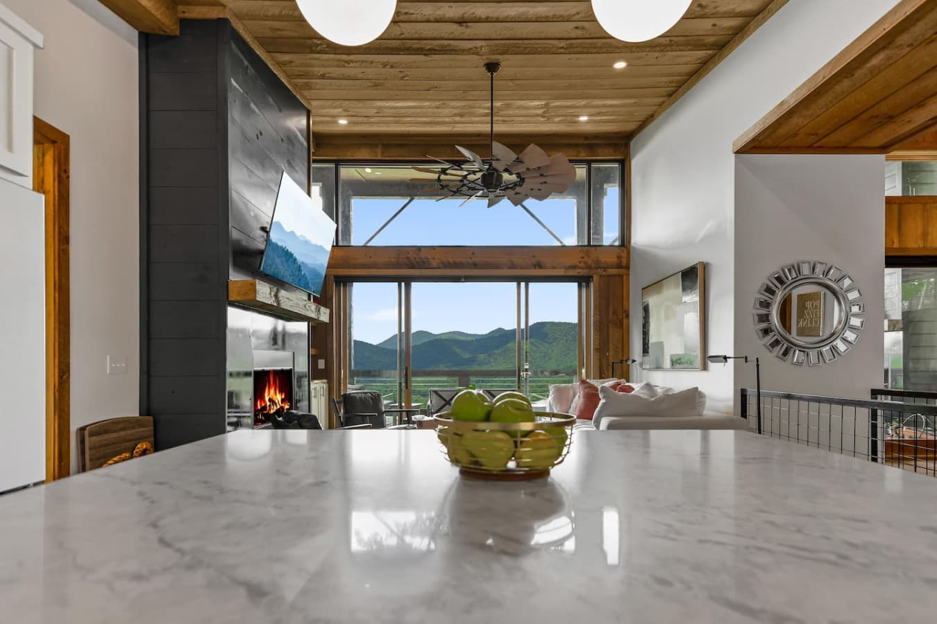 The beauty of the Blue Ridge Mountains is never far away, even when you’re preparing your next meal.
