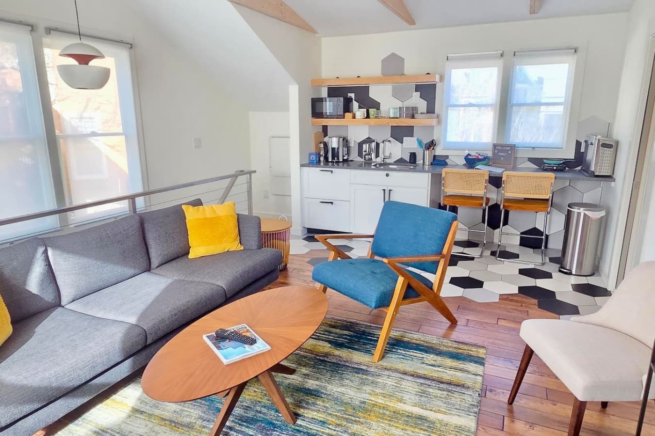 Open-concept living that keeps everything connected while still feeling tucked away.