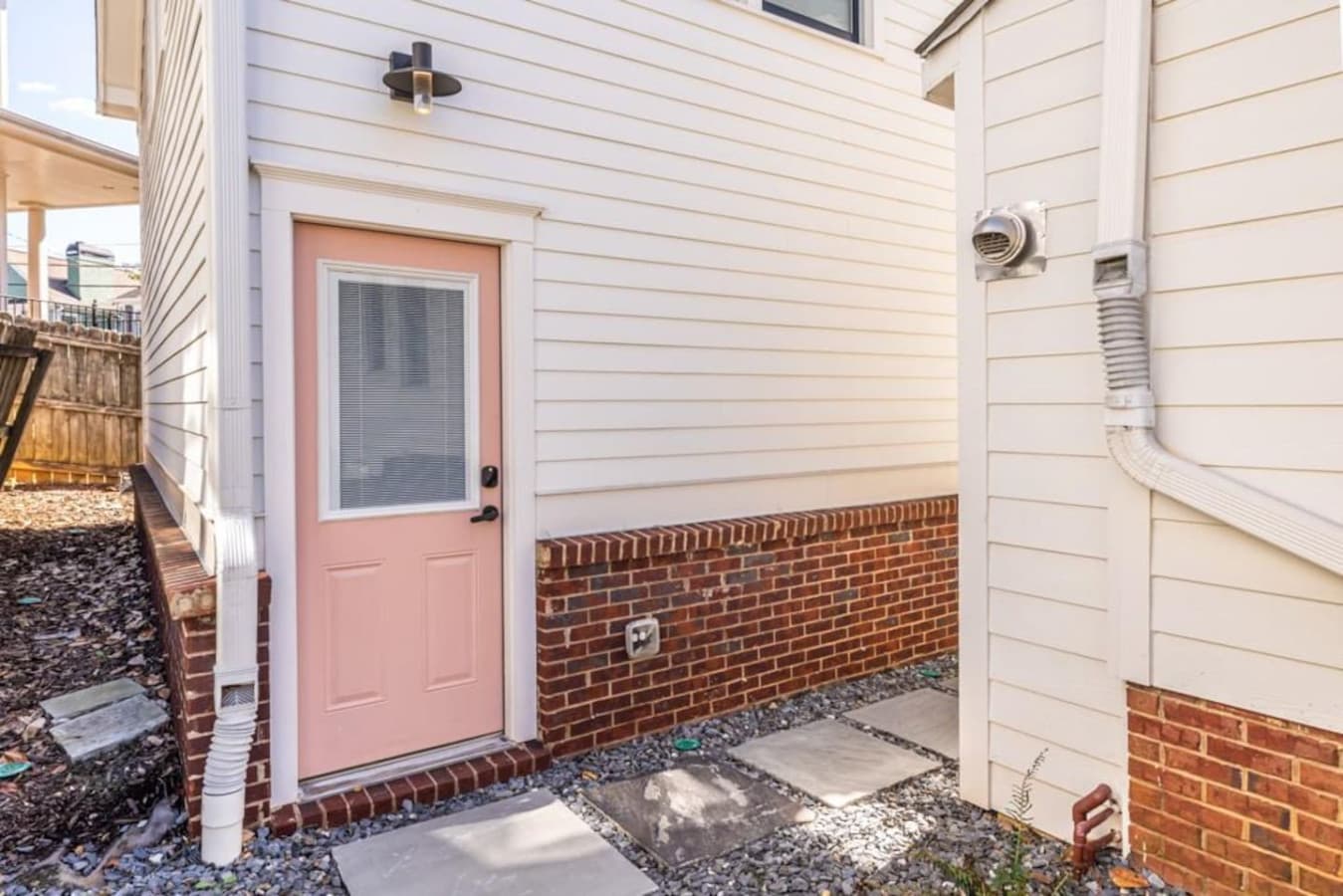 Charming and tucked away, the entrance to The Little Sunflower invites you into your own quiet retreat.
