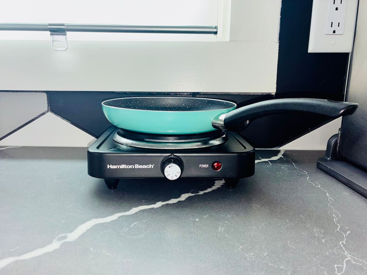 Quick bites powered by the portable burner.