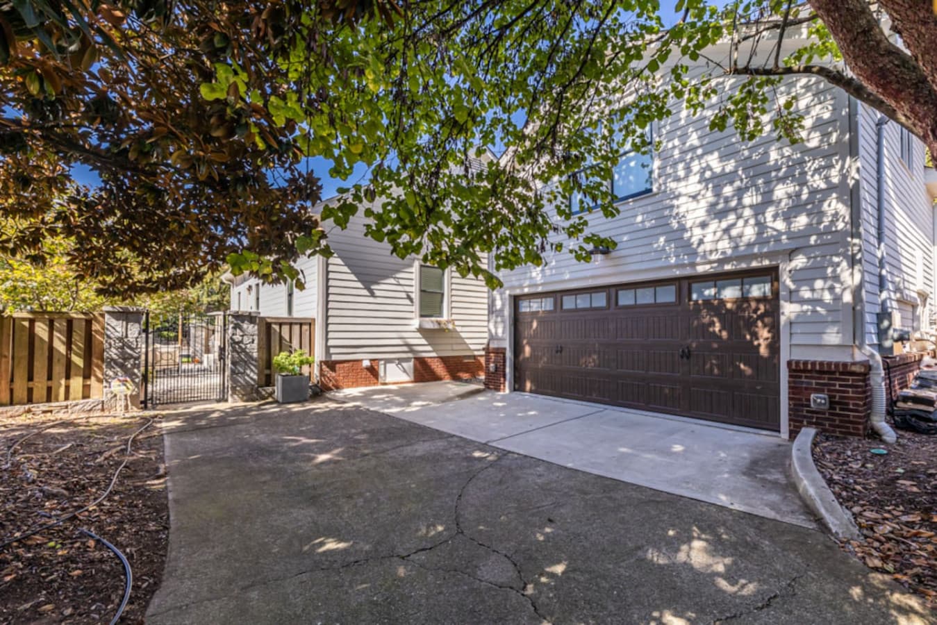 Guests have one dedicated parking spot inside the garage, plus free street parking nearby.