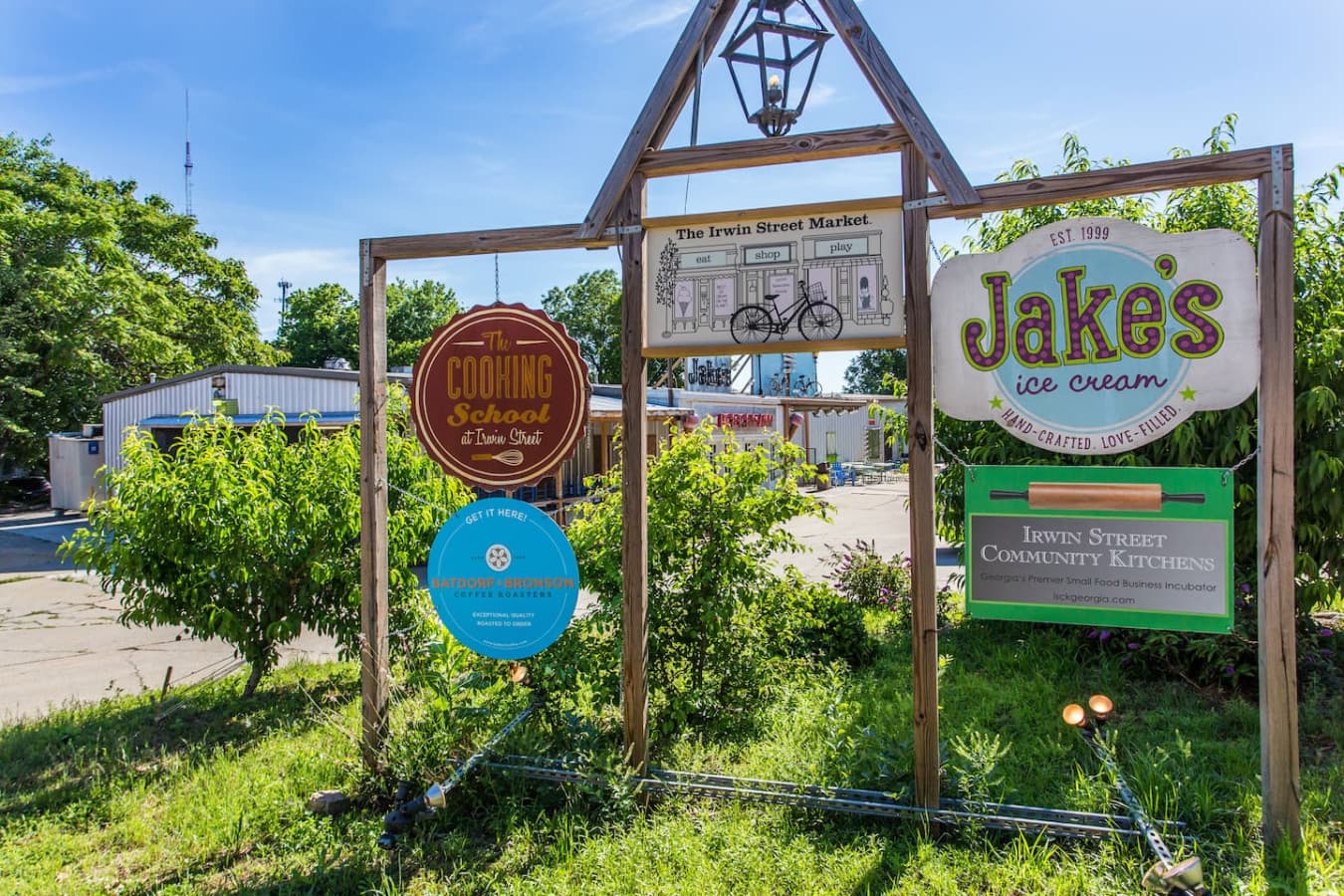 Stock up for your trip at nearby Irwin Street Market, just minutes from the home.