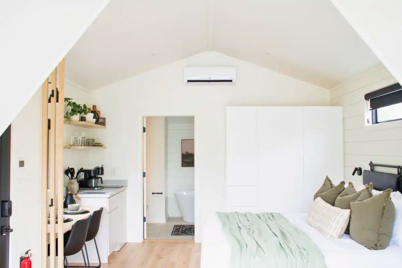 Your compact and thoughtfully designed studio space.