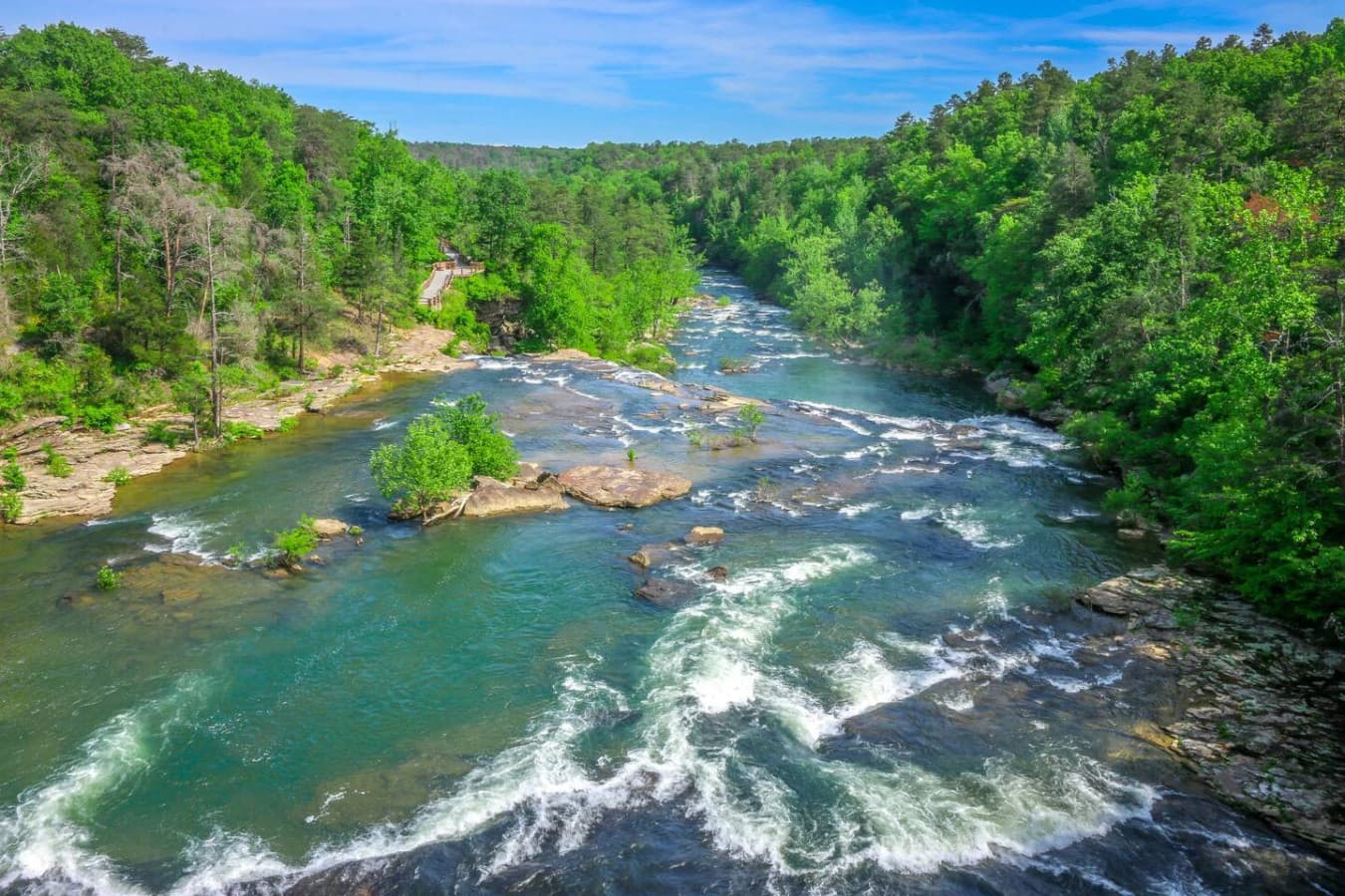 Just 45 minutes away—explore the stunning Little River Canyon.
