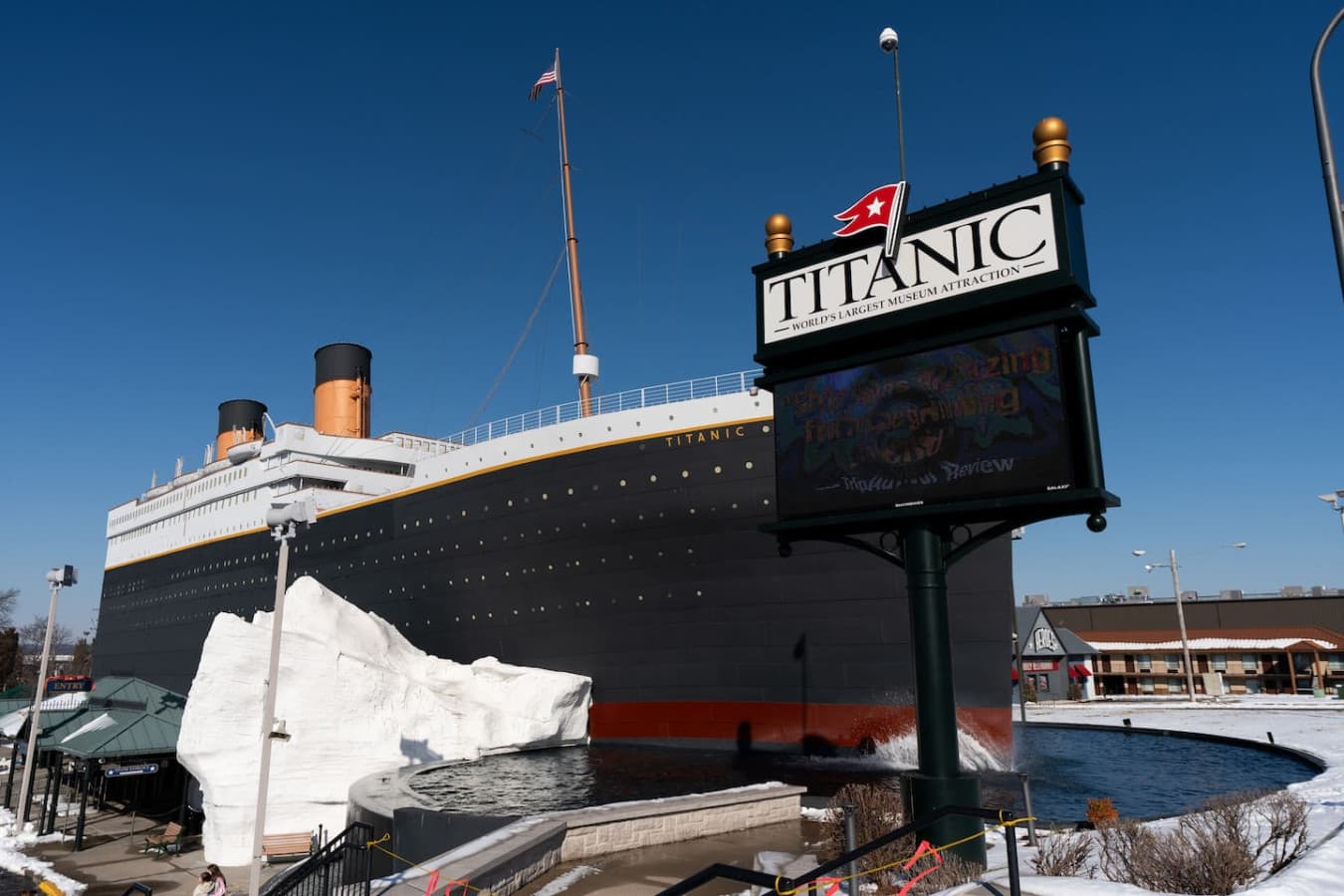 Visit the massive Titanic Museum—icebergs not include, but fascination guaranteed