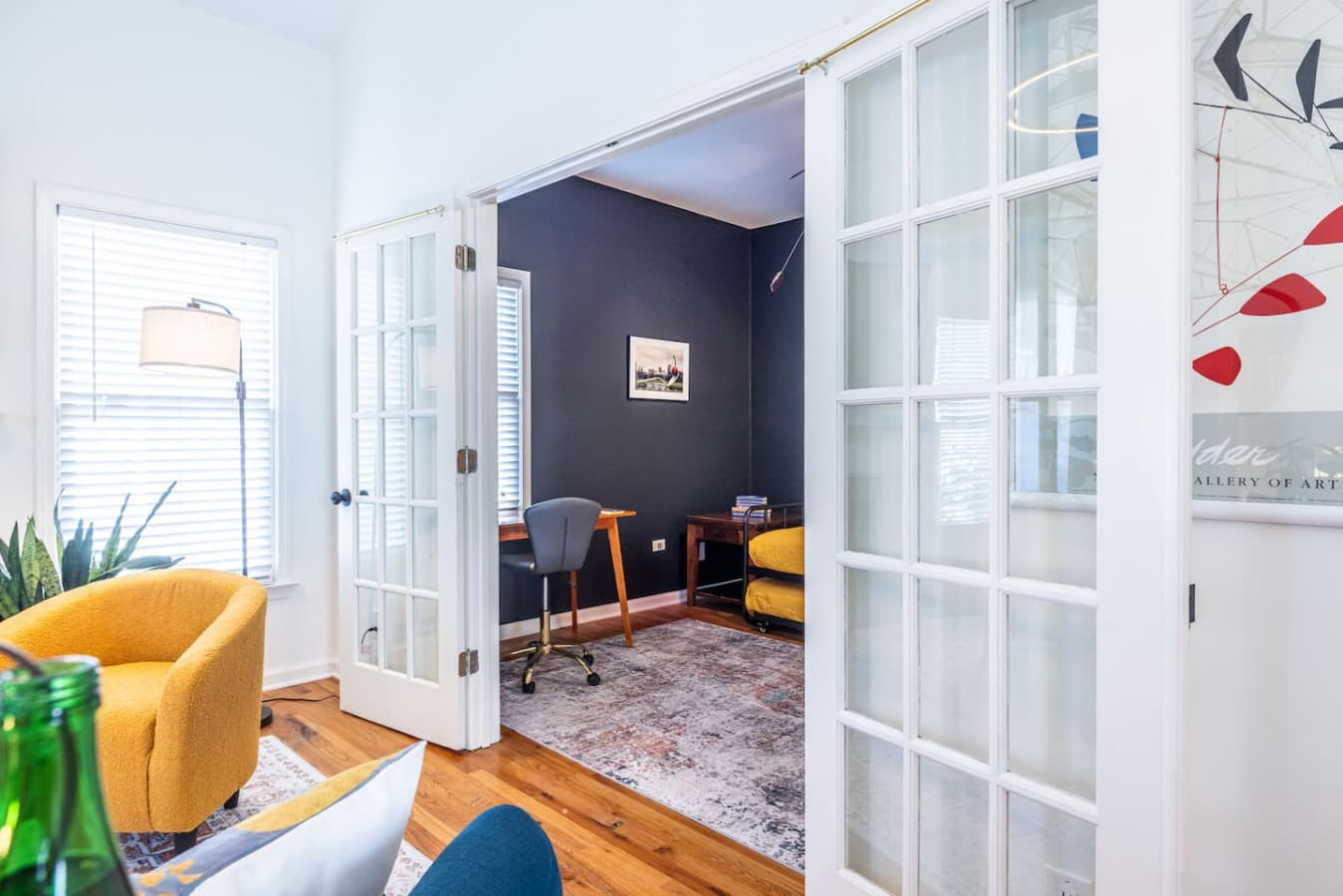 Easy access to the adjoining office/bedroom.