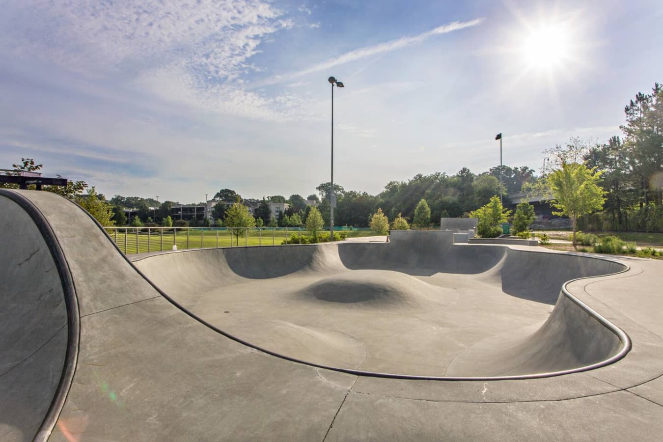 Skaters and spectators alike will love visiting the nearby Old Fourth Ward Skate Park.