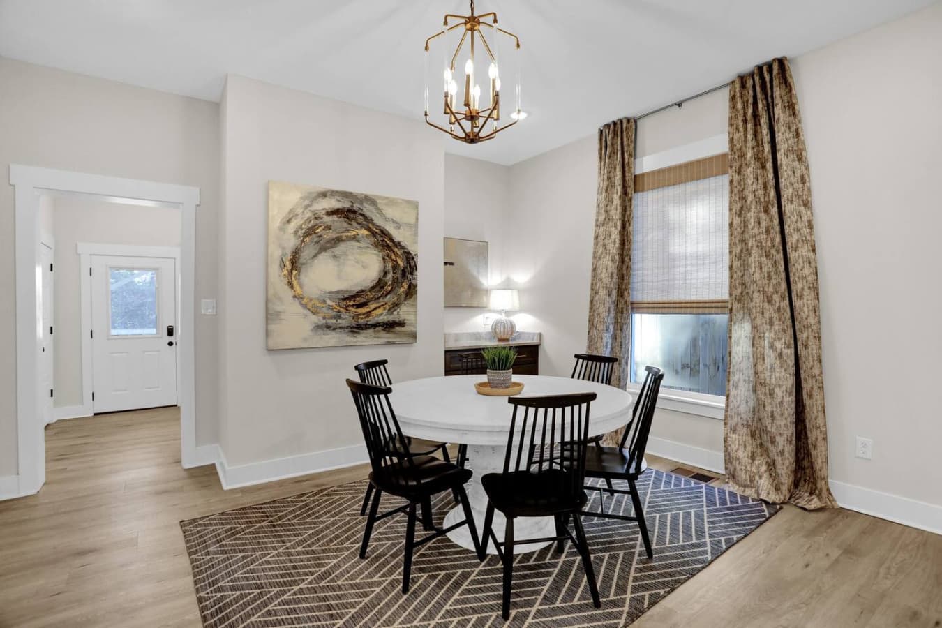 Our dining area is spacious enough for family feasts or quiet breakfasts with coffee