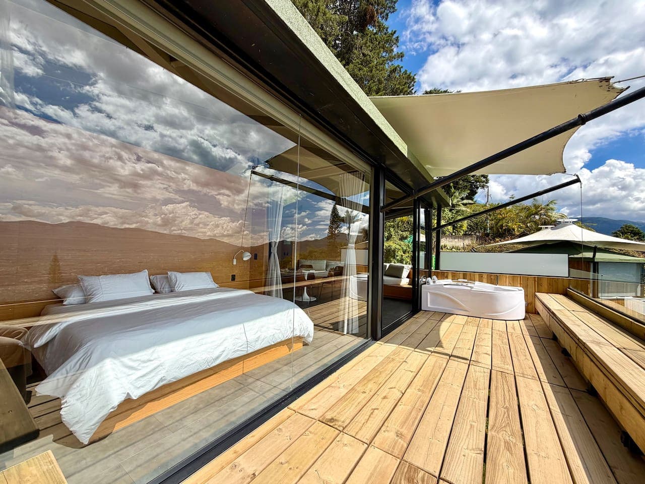 A stunning outdoor escape—perfect for morning coffee or evenings under the city lights.