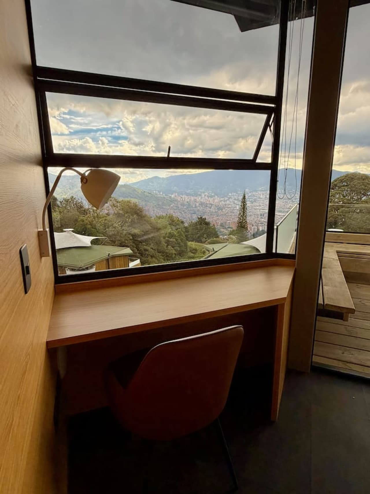 A dedicated workspace designed for focus, with natural light and a calm atmosphere.