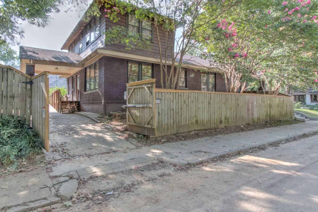 Your private entryway with private parking