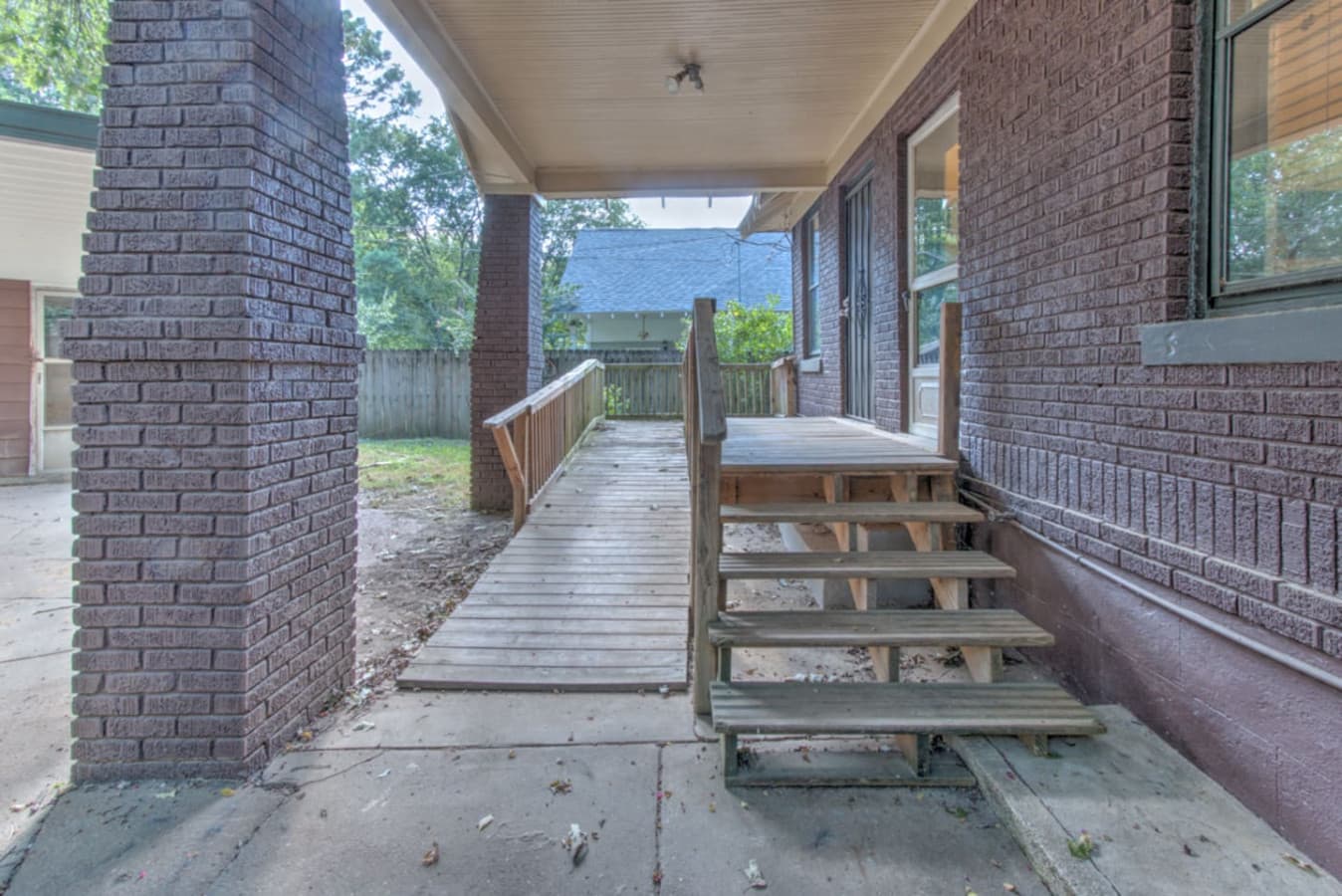 Quiet outdoor space to enjoy fresh air and relax.