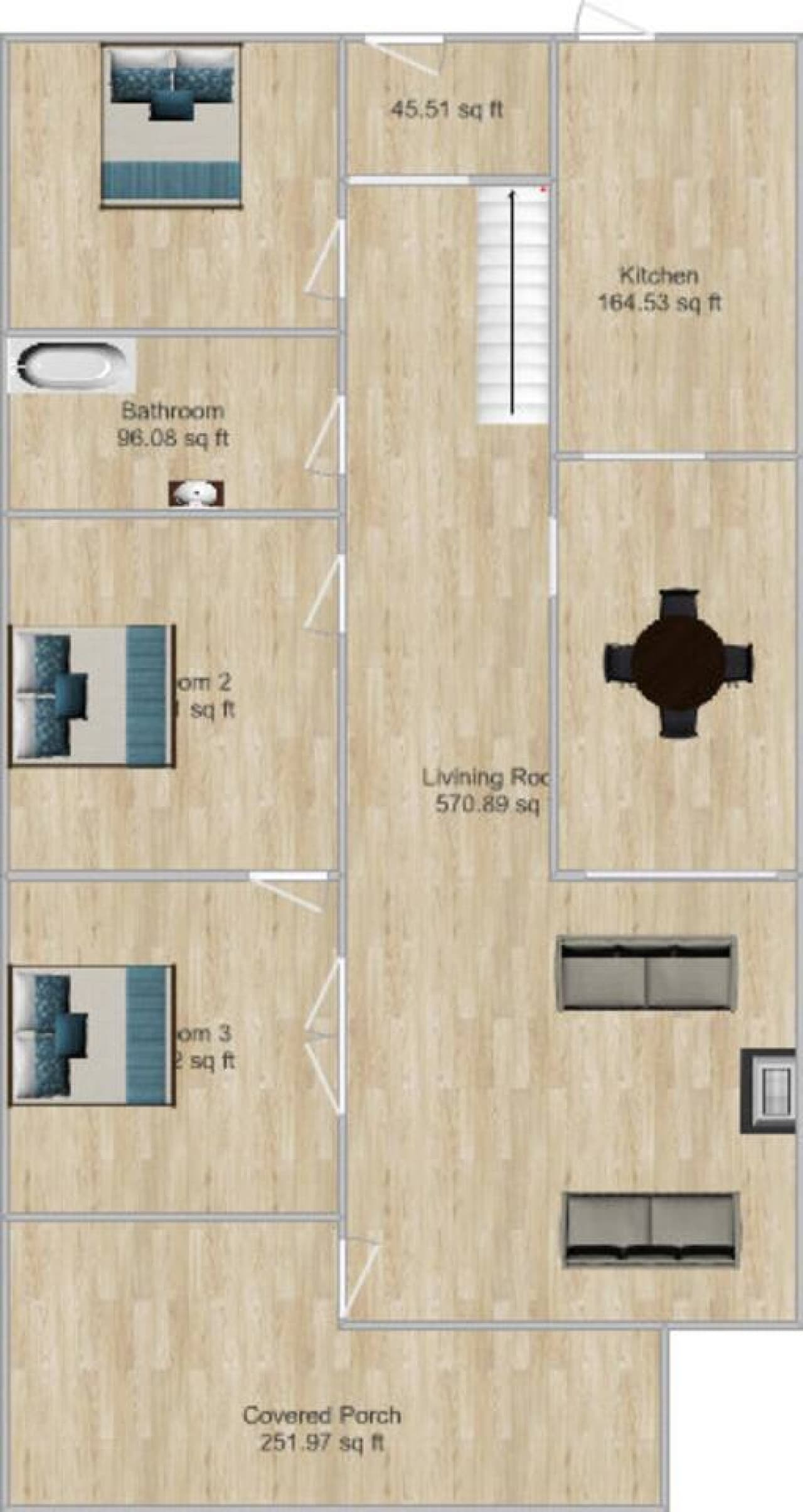 My best attempt at the floor plan to give you the basic idea of the home.