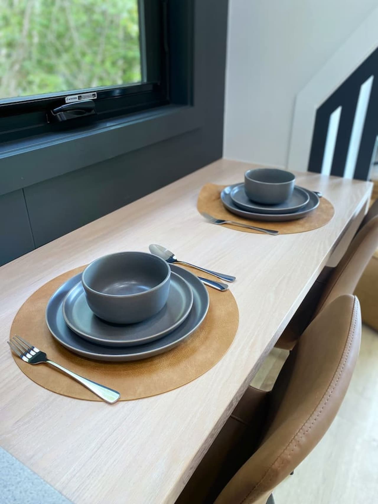 A cozy nook for two — eat, chat, and unwind.
