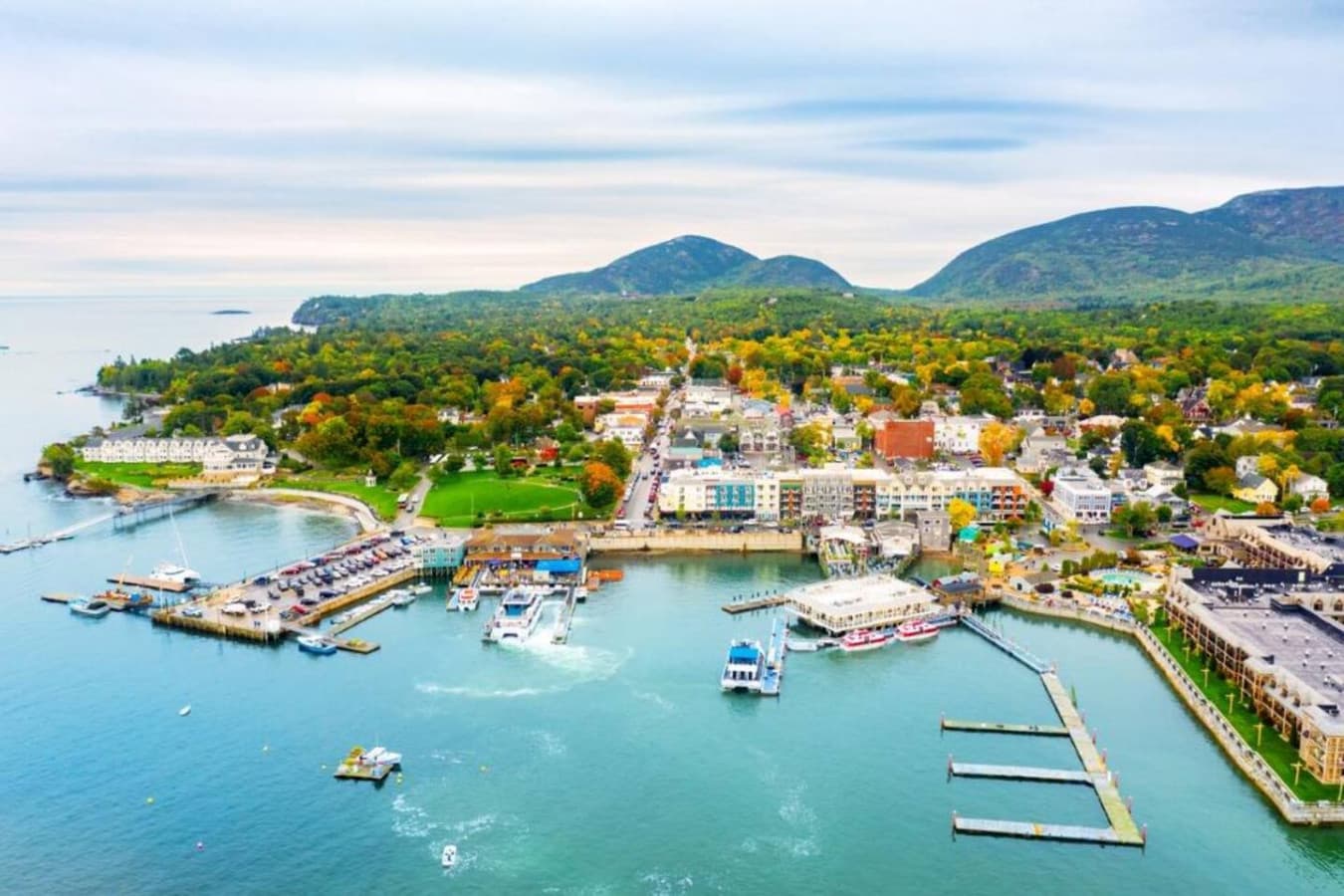 Bar Harbor — a scenic 55-minute drive away, perfect for a day trip along Maine’s stunning coast.