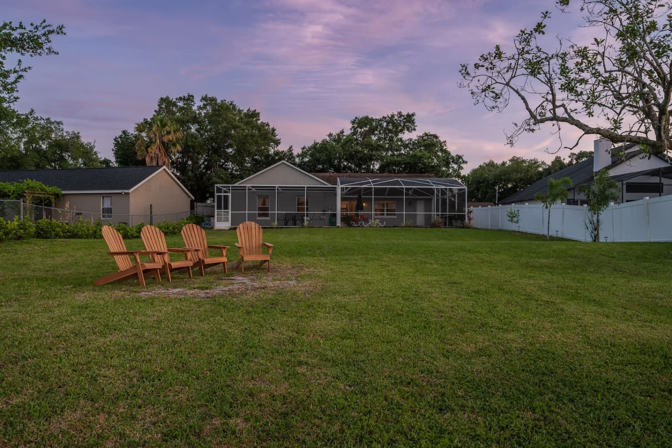 Your easy outdoor escape — sit, relax, and enjoy the yard surroundings.