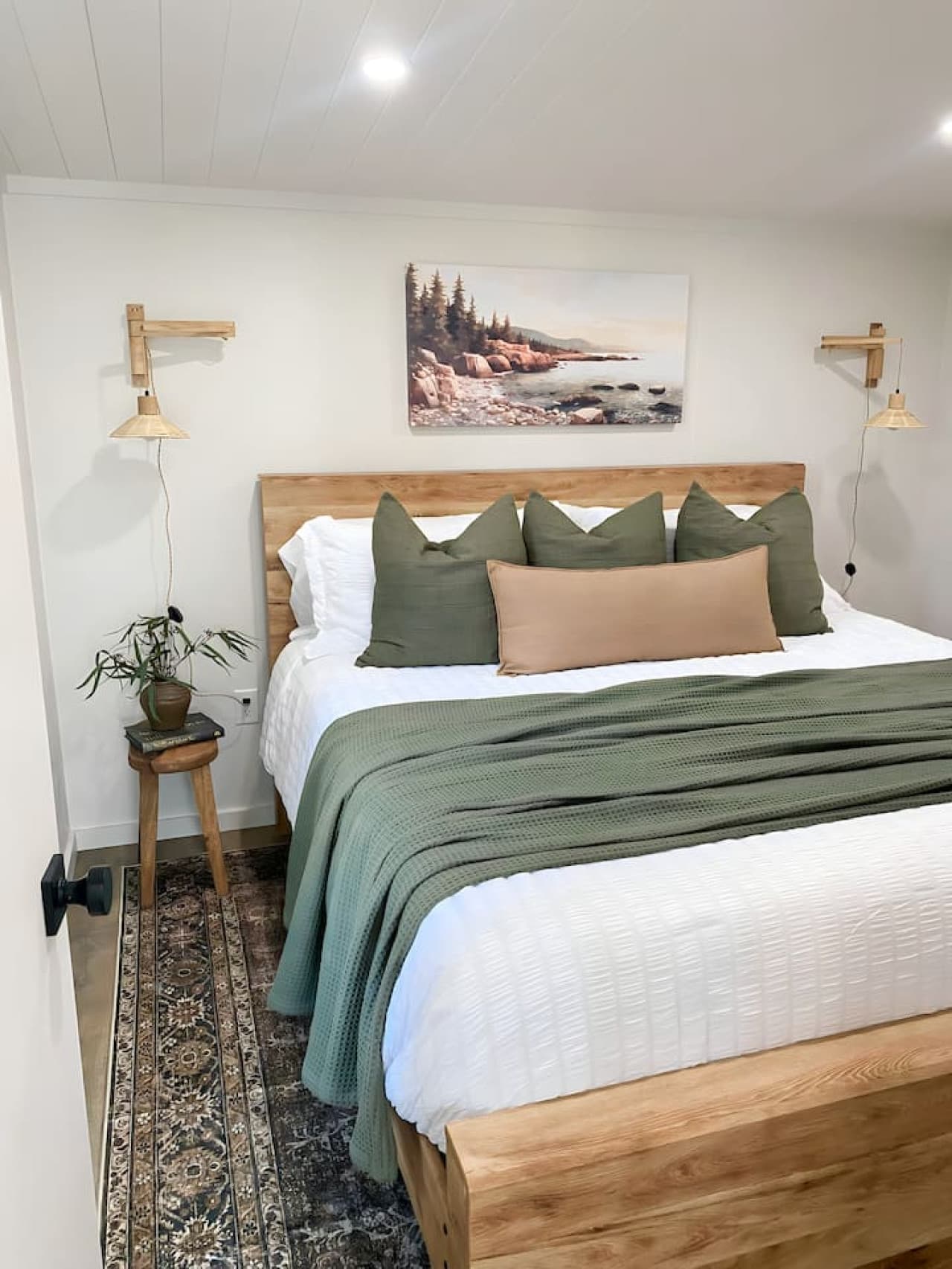 Soft tones and plush bedding create a peaceful retreat made for deep rest after a day of exploring.