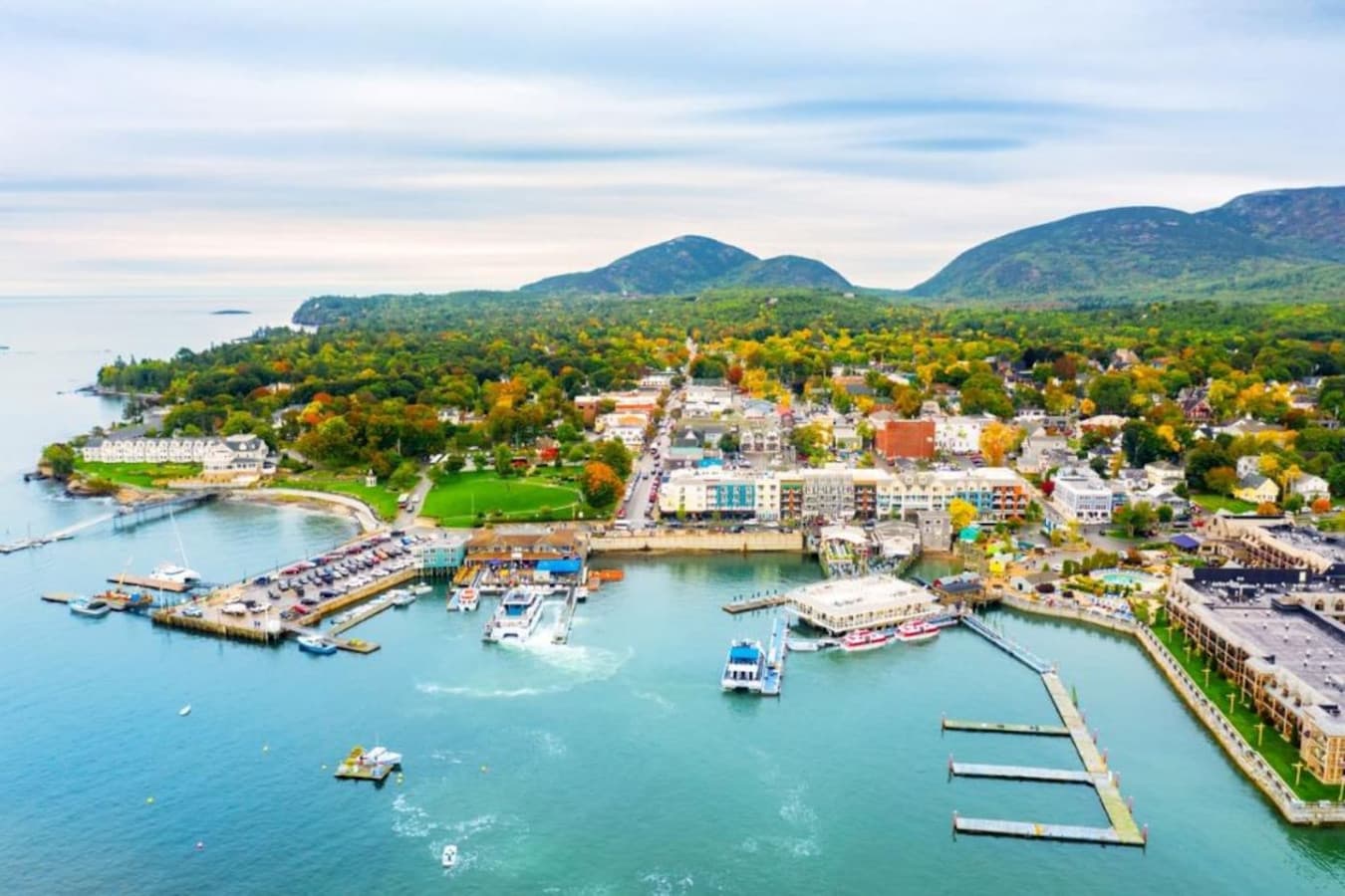 Bar Harbor — a scenic 55-minute drive away, perfect for a day trip along Maine’s stunning coast.
