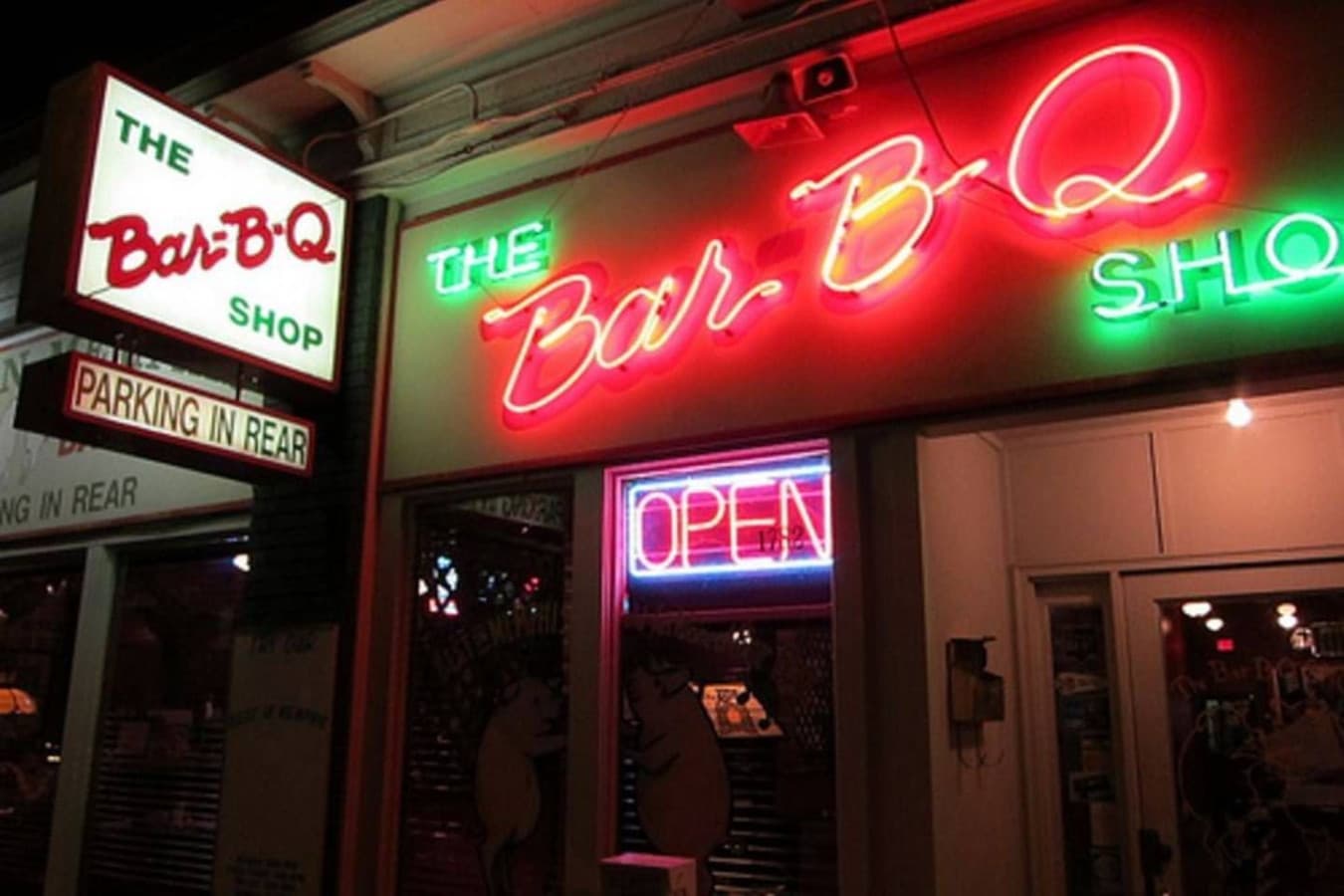 The BBQ shop just around the corner (.04 miles) voted beset ribs in Memphis
