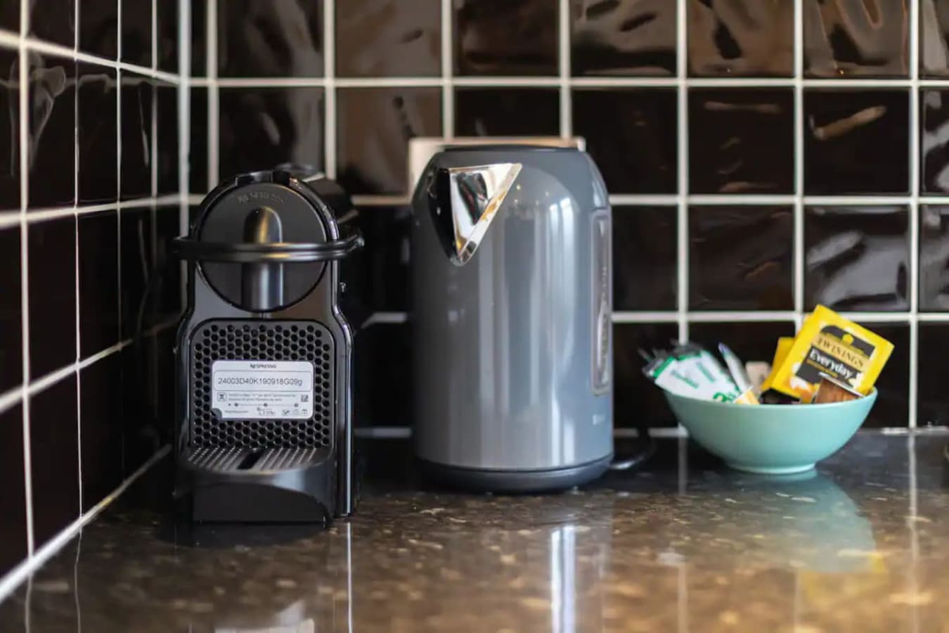 Our coffee and tea station is open for use 24/7!
