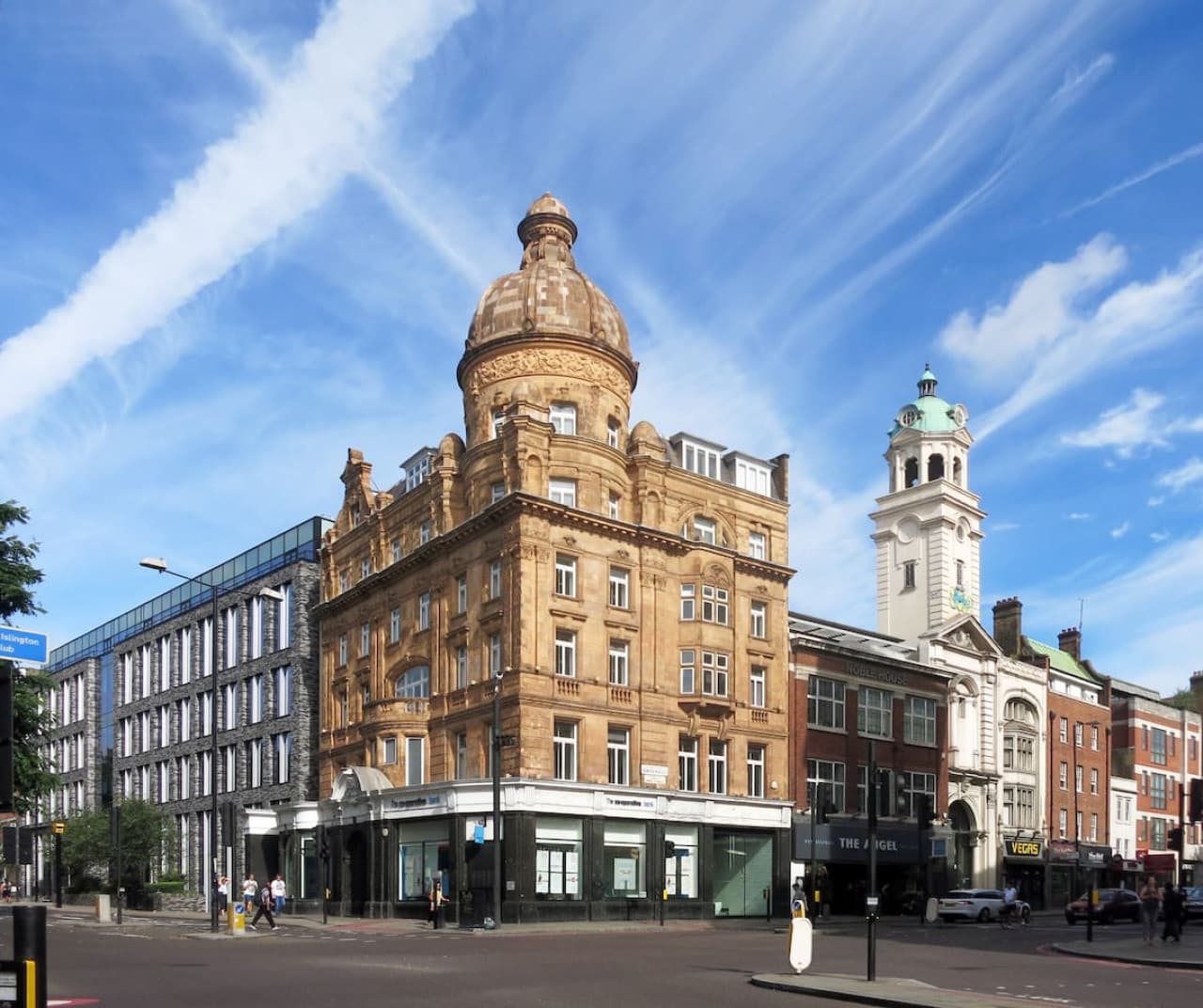 Step into history at the Old Angel Hotel, a charming landmark just a 4-minute walk away from the flat.