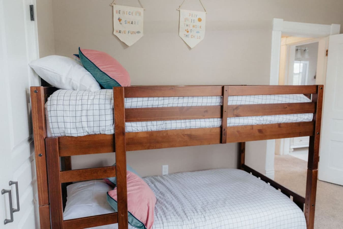 Main House: Bunk beds, games, and playful décor.