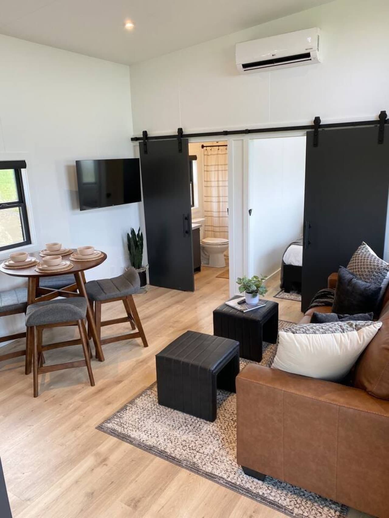 Bright living space with comfy seating.