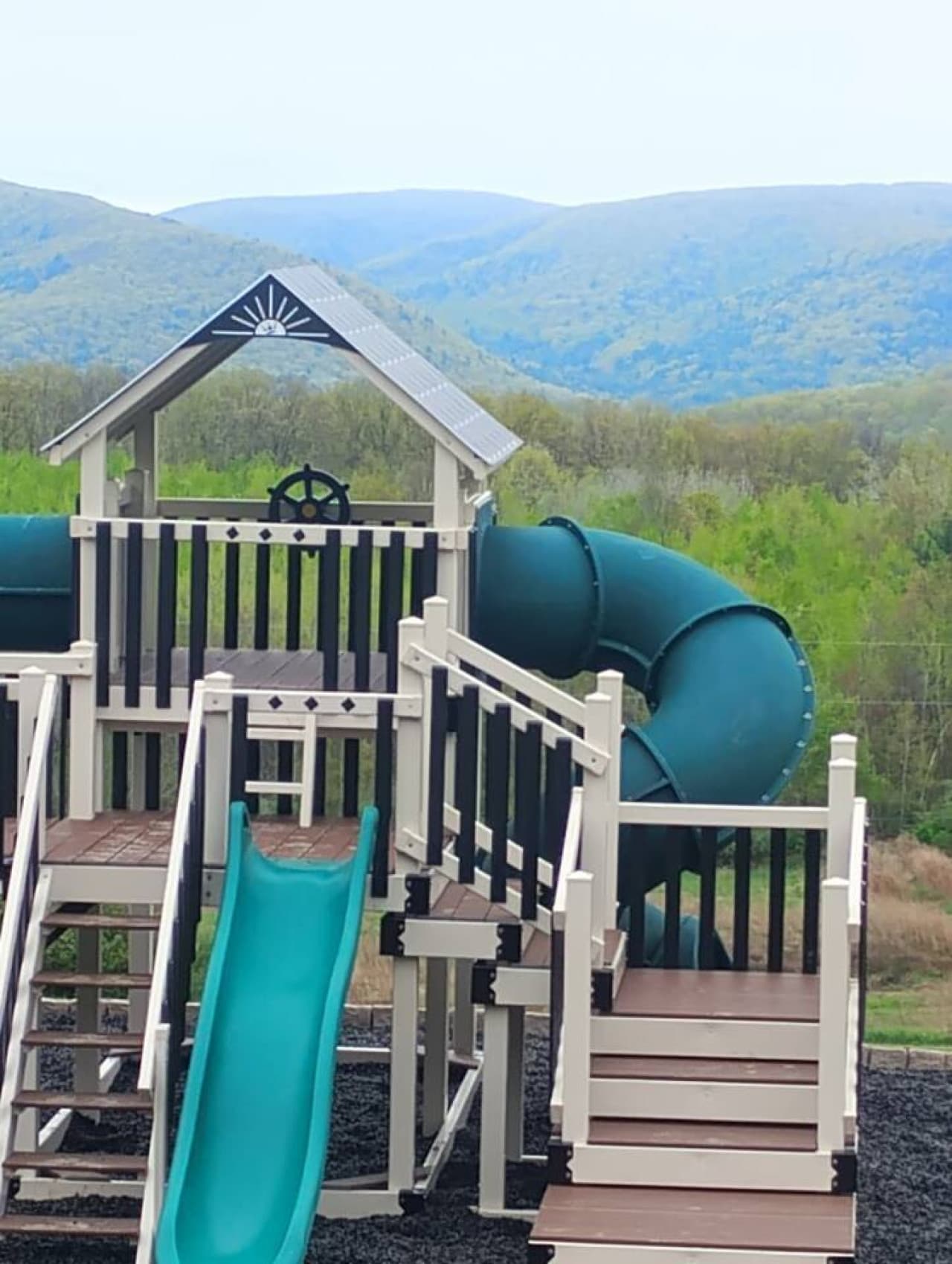 A cheerful spot for little adventures to climb, play, and explore safely.