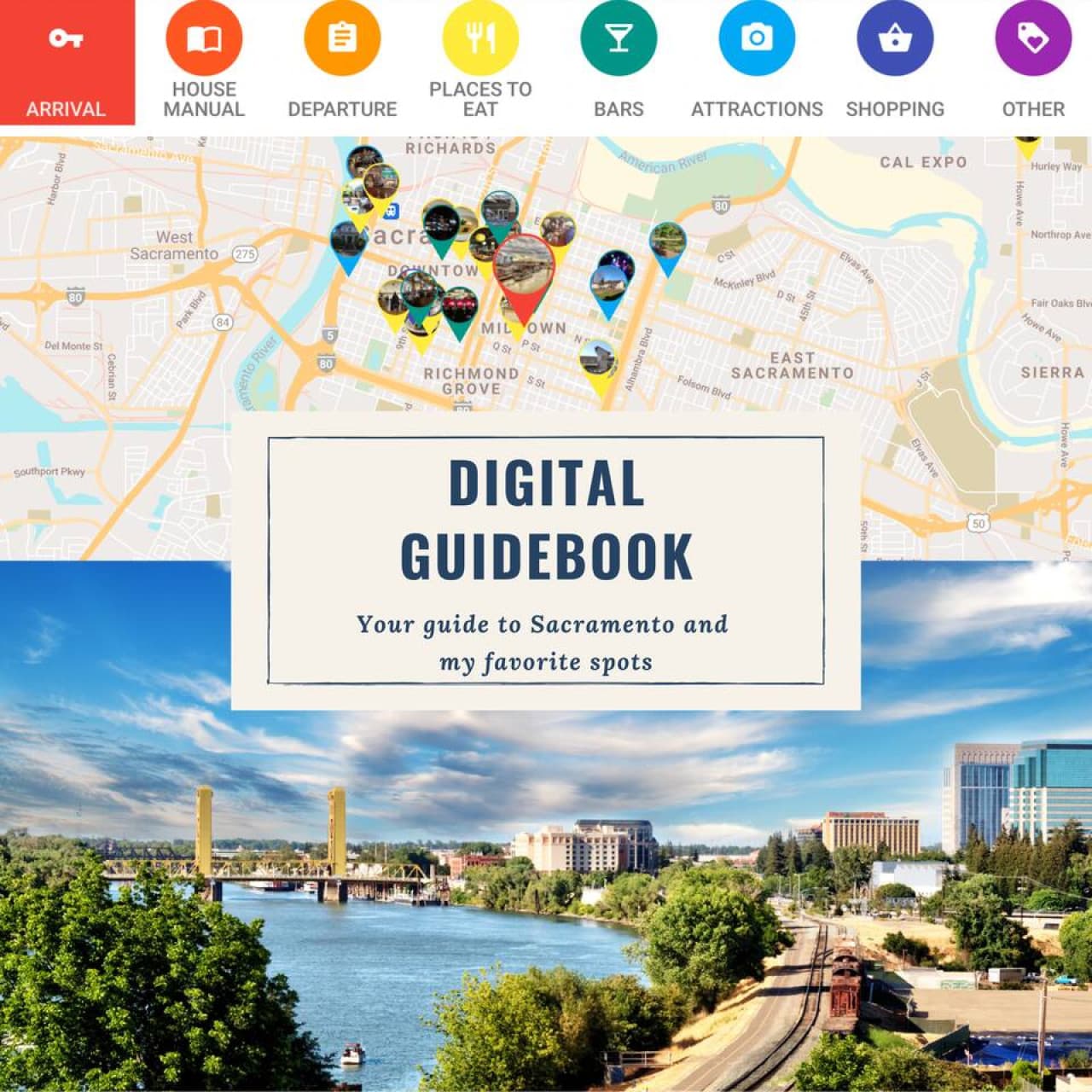 We will be sending you a digital guidebook with all my favorite recommendations around your apartment and some important information for your stay.