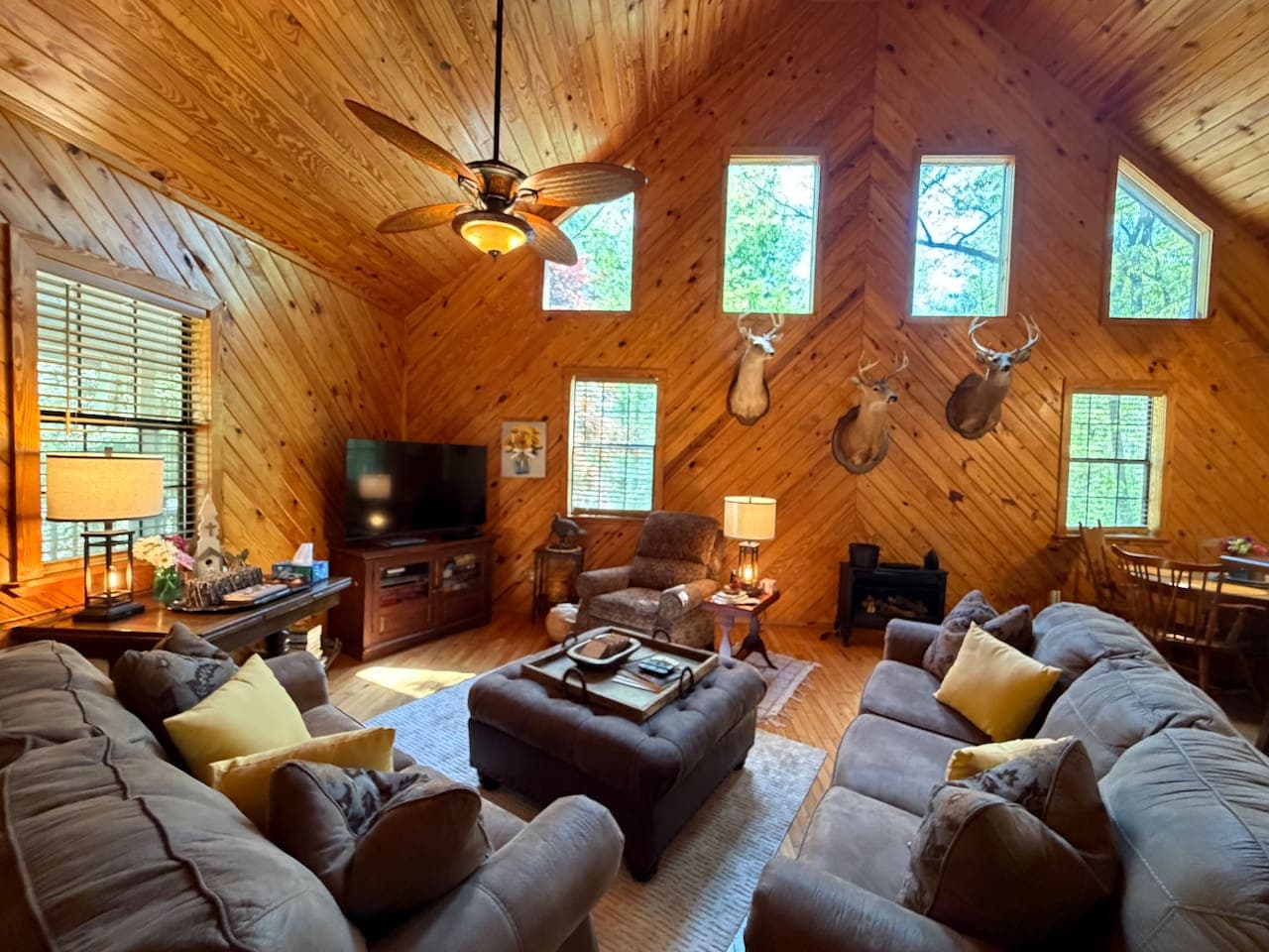 Gather, relax, and settle in with plenty of seating and a Smart TV for easy evenings in.
