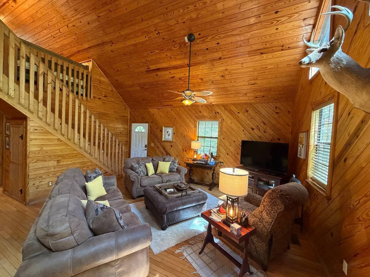 Room for everyone to sit back, put your feet up, and enjoy a quiet night in.