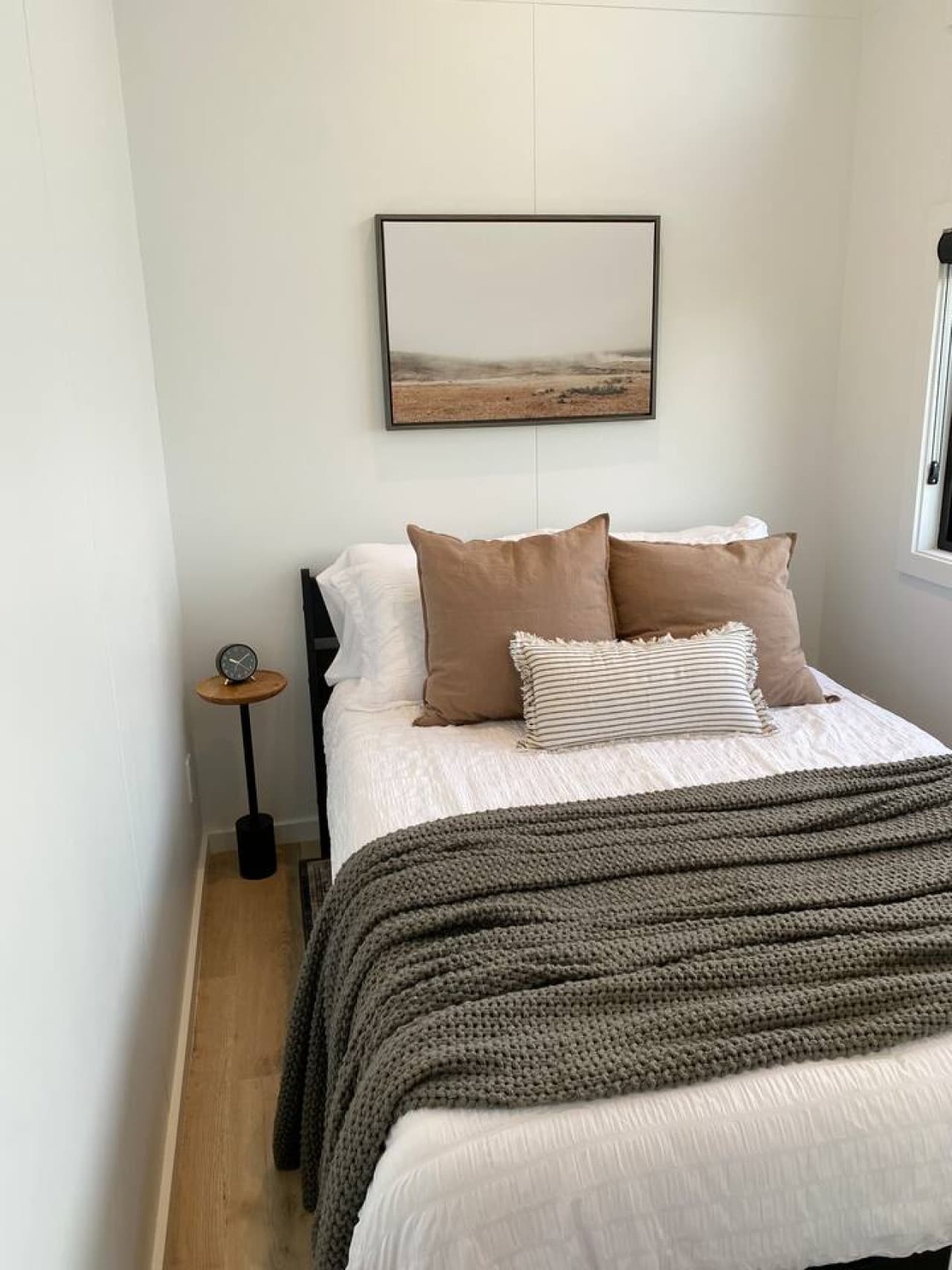 Designed for both comfort and calm, this room gives every guest a quiet corner of their own.