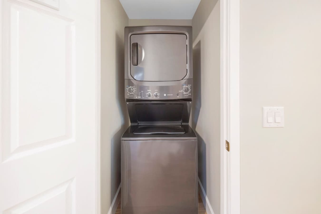 In-unit washer and dryer for your convenience—pack light and stay fresh.
