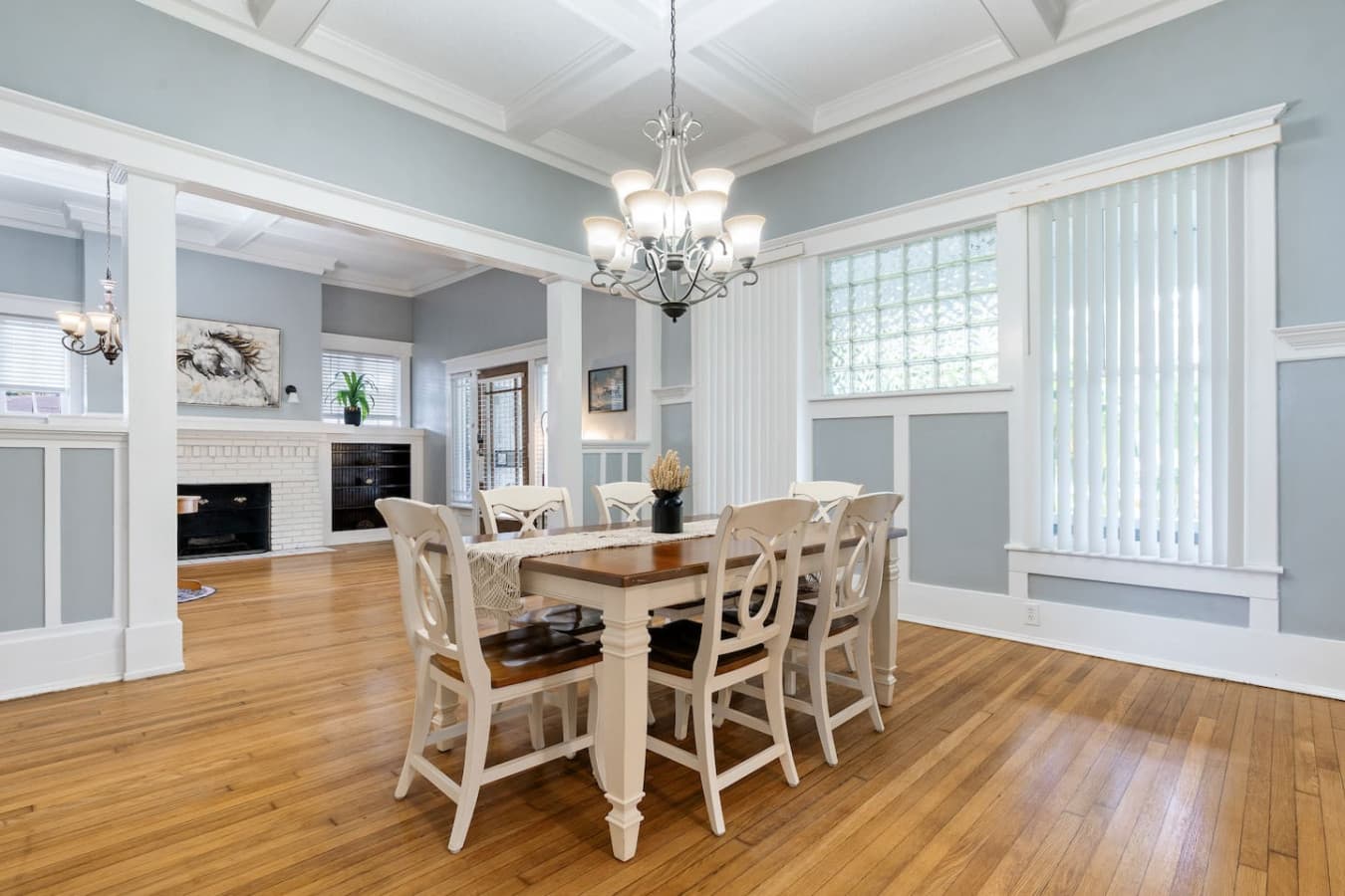 A six-seater dining area that invites you to slow down, share meals, and enjoy easy conversations.