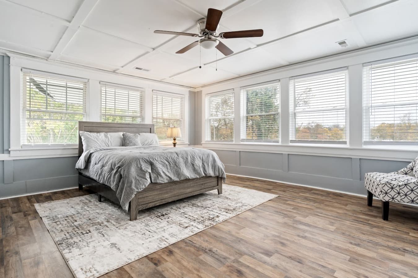 Bedroom 2 offers a peaceful place to reset after exploring Birmingham.