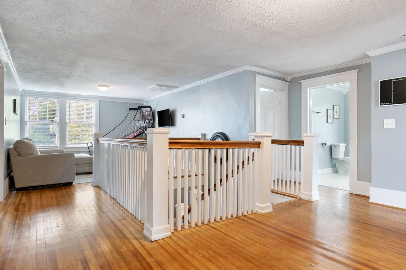 Game room is located on the 2nd floor