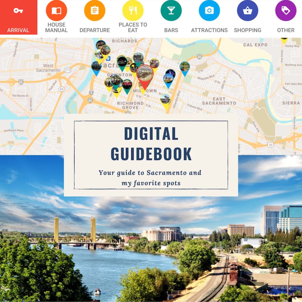 We will be sending you a digital guidebook with all my favorite recommendations around your apartment and some important information for your stay.
