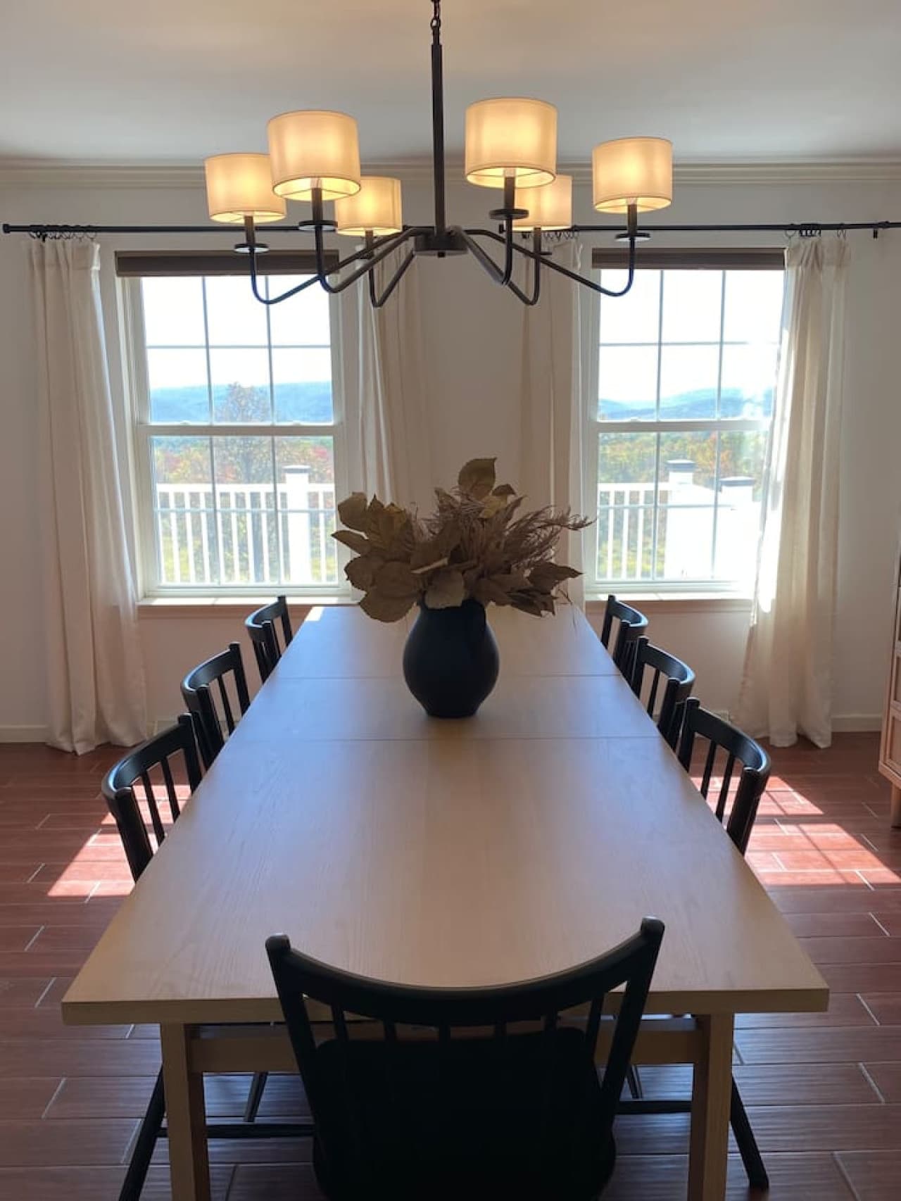 Share homemade meals and great conversation in this inviting dining space.
