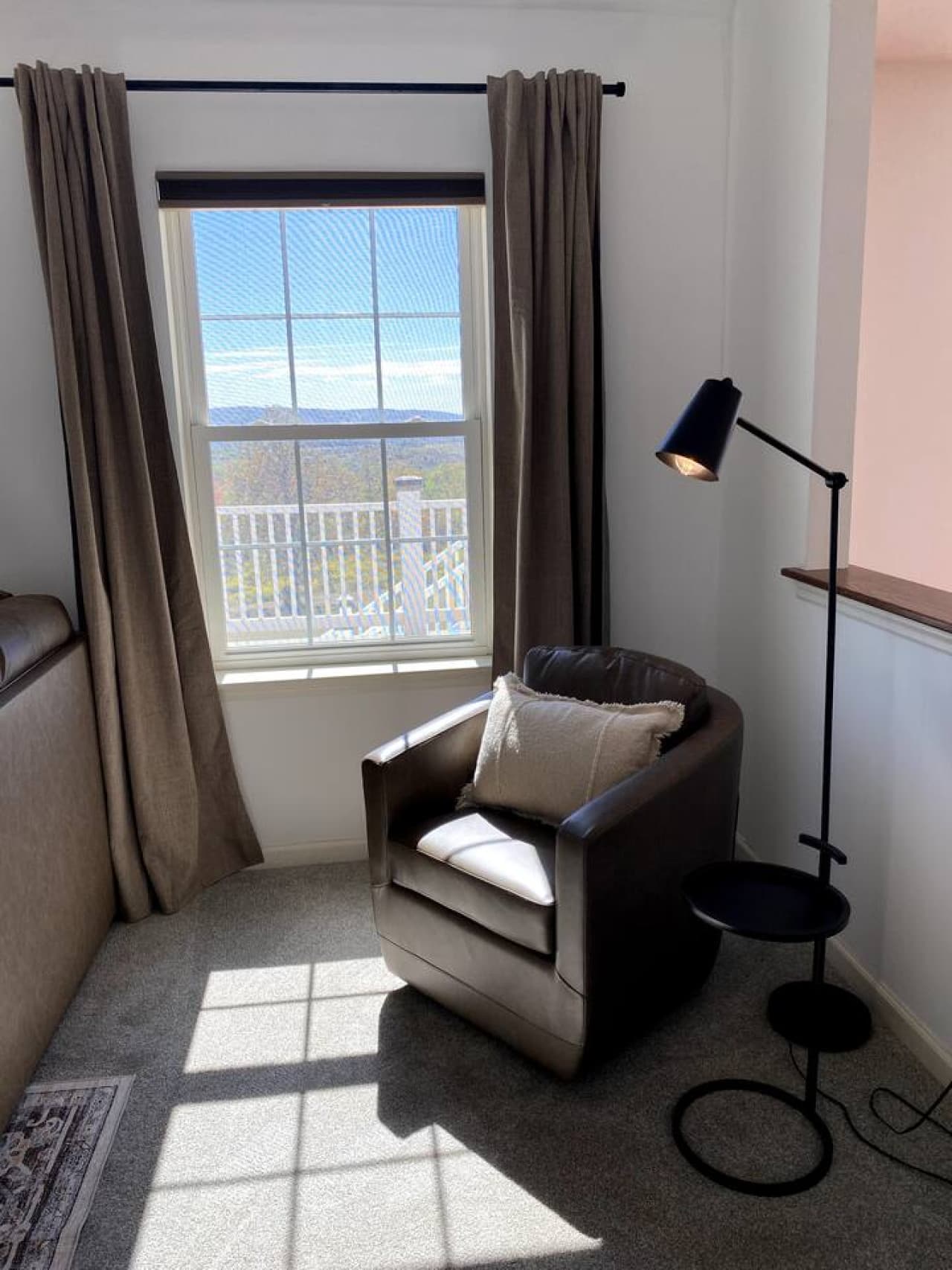 A peaceful sitting area designed for relaxation and connection.