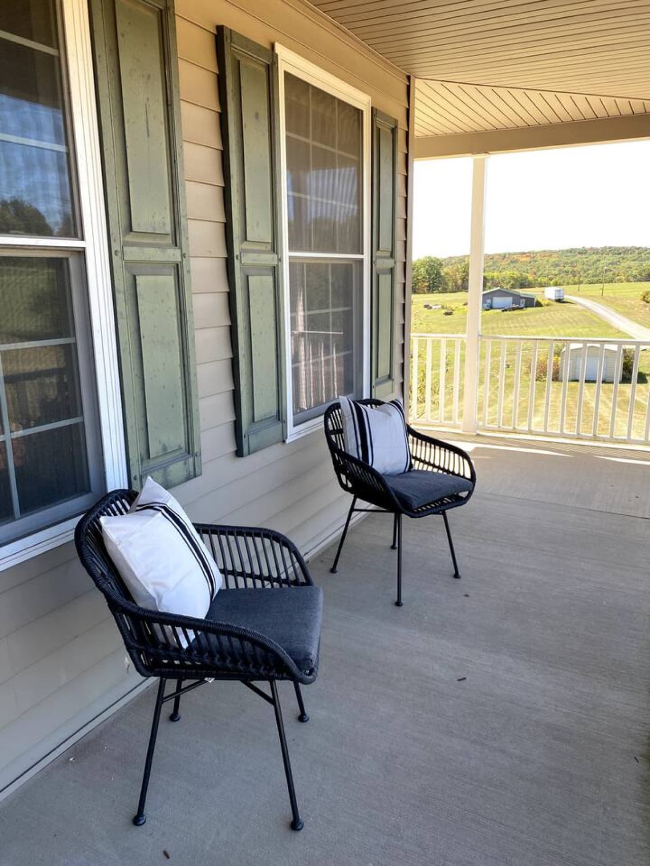 Nature called… it said, “bring your coffee to the deck.”
