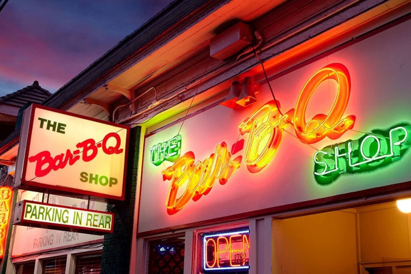 You are 8 minutes walk away from the awesome Bar-B-Q Shop!