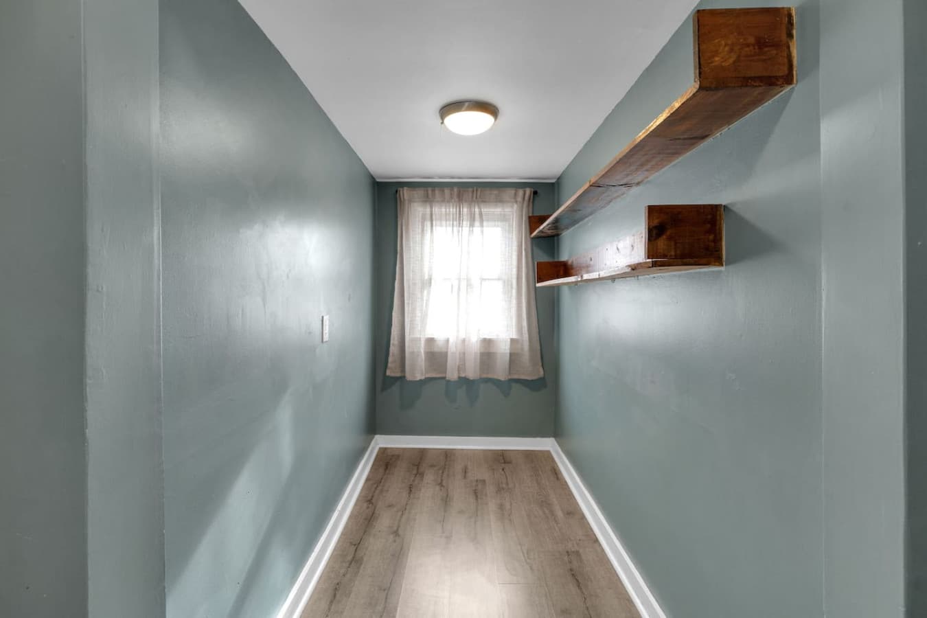 A closet roomy enough to hide… everything.
