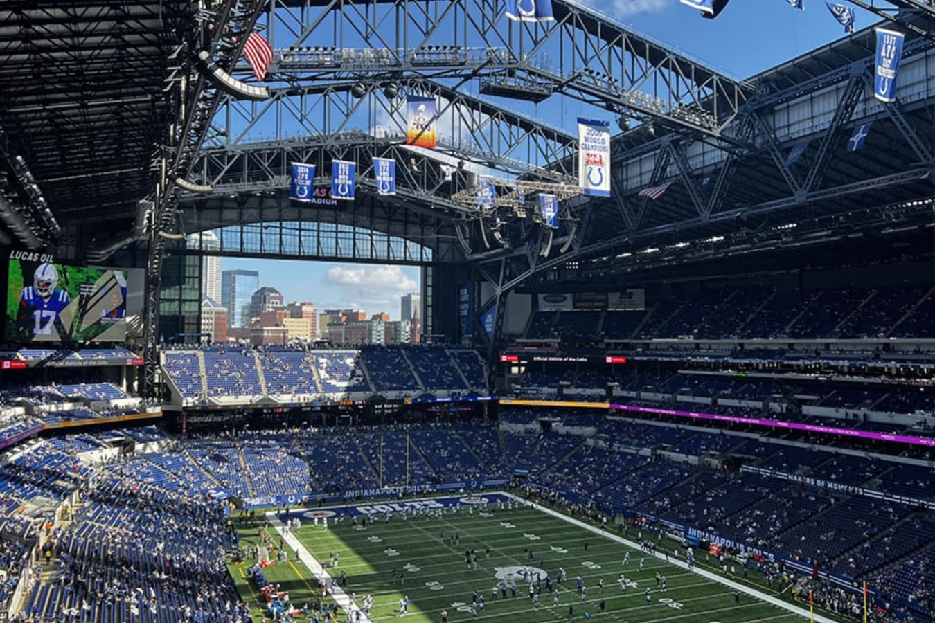 Experience the excitement of Lucas Oil Stadium—only 17 minutes from home.